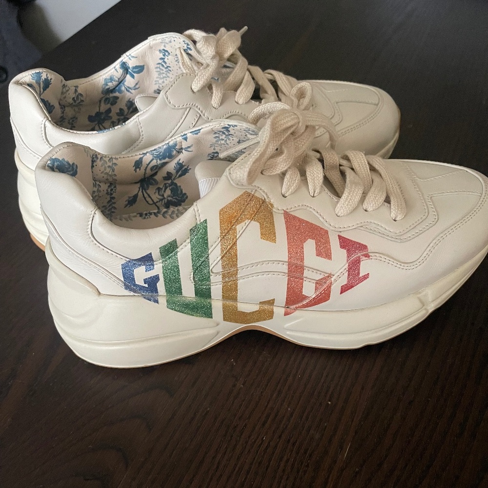 WOMEN'S GUCCI RHYTON SNEAKER size 37